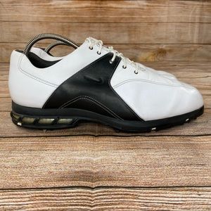 Nike Power Channel Golf Shoes Men Size 13 w Soft Spike Athletic Shoes 317615